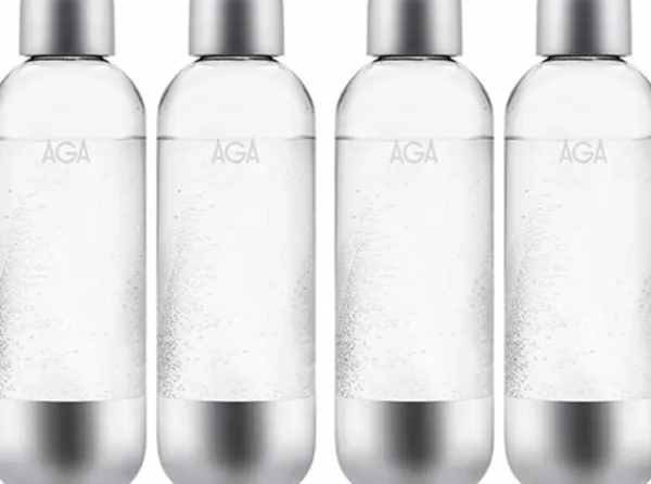 4-pak AGA AQVIA Steel 1L, PET-flaske Discount