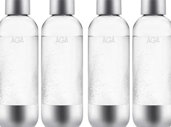 4-pak AGA AQVIA Steel 1L, PET-flaske Discount