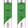 Sodavandsmaskiner>2-pak AGA Biogon C kulsyrepatron 425 g, grøn
