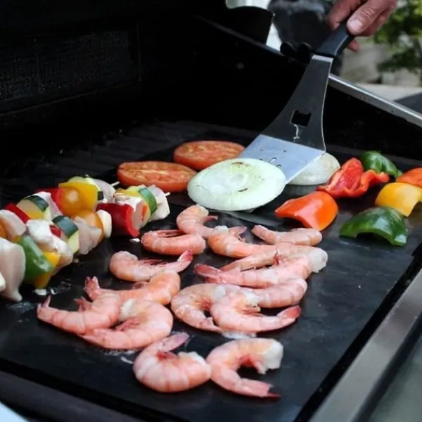 Griller>5-pak Grillmåtte Ovnmåtte Bagemåtte - Non stick 40x33cm