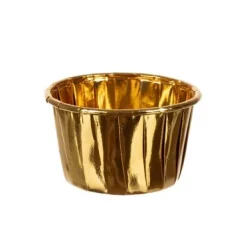 50-Pak Muffin Forme Bage Forme Guld New