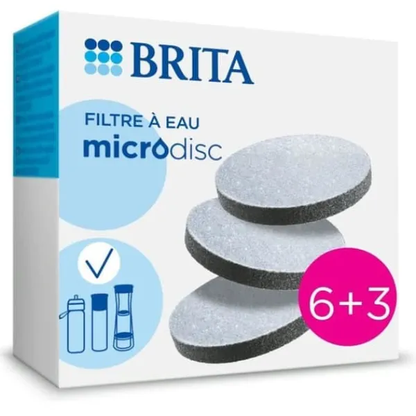 Vandfiltre>Paket med 6+3 vattenfilter - BRITA - MicroDisc