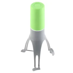 Mixere Og Blendere>Pan Omrører Trekant Æggepiskeris Plast Nem betjening Opvaskemaskine Tåler Køkken Omrører Mixer til Sauce Suppe Creme Green