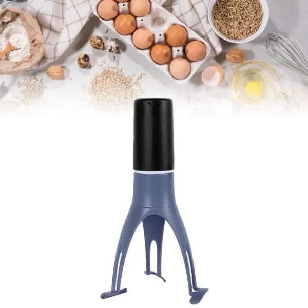 Mixere Og Blendere>Pan Omrører Trekant Æggepisker Plast Nem betjening Opvaskemaskine Tåler Køkken Omrører Mixer til Sauce Suppe Creme Blue