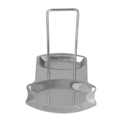 Skeholder>Pandeksel i rustfrit stål Stativ Panlåg Opbevaring Hylde Organizer Skestøtte med afløbsbakke