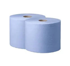 Papirhåndklæde blå Comfort/ 2-lags/h eq 23 cm/2x350m CR1, Satino Sale