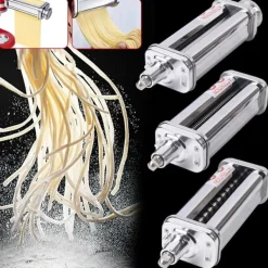 Pastamaskiner>Pasta Mixer Tilbehør, Justerbar Tykkelse, Alsidig Madlavning,Tynd Noodle Blade
