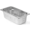 Dørslag & Sier>Perforeret GN beholder, rustfrit stål GN1/3 325x176mm, højde 100mm - Hendi 802526