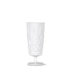 Sagaform Glas>Picnic champagneglas, hvid akryl, 4 stk., 0,2 l Udendørs spisning /