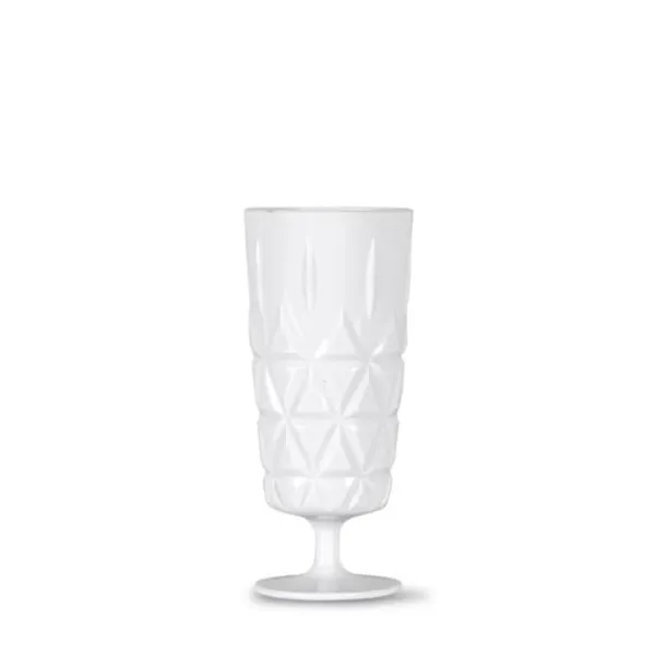 Sagaform Glas>Picnic champagneglas, hvid akryl, 4 stk., 0,2 l Udendørs spisning /