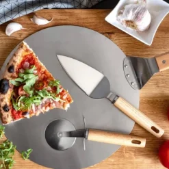 Pizzaspader>PIZZA SKOLE 30 cm MED redskaber 2935