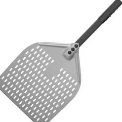 Pizzaskovl med kort håndtag, perforeret, firkantet, 300 x 660 mm - Hendi 618097 Online