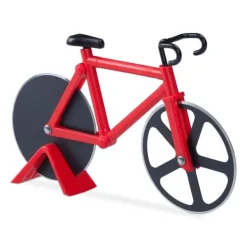 Pizzaskærere>Pizzaskærer, cykelform, 11,5x18x3 cm