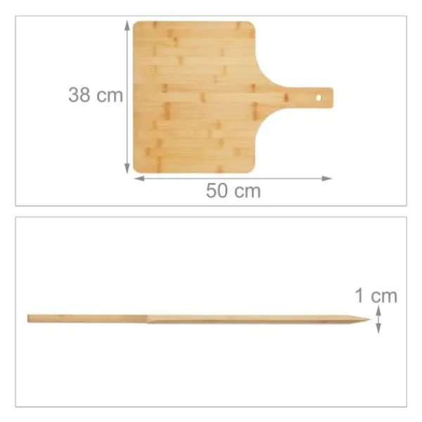 Pizzaspader>Pizzaspade, 1x50x38 cm, Natur