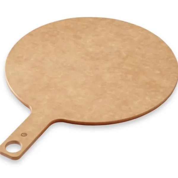 Skærebrætter>Pizzaspatelbræt til servering udskærende, rund, diameter. 305 mm - Hendi 505533