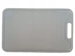 Plast køkkenskærebræt XXL LYS GRÅ 44x28cm POLEN PRODUKT New