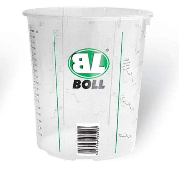 Plastikbeholder med gradueringer 2240 ml Hot