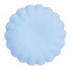 Tallerkener & Bordservicer>Plastiktallerkener Frill, 22 x 22 cm, lyseblå (1 pakke / 4 stk.)