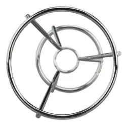 Pommes frites holder, 16x9,5 cm, Sølv