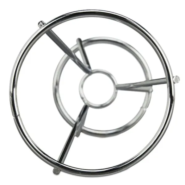Pommes frites holder, 16x9,5 cm, Sølv