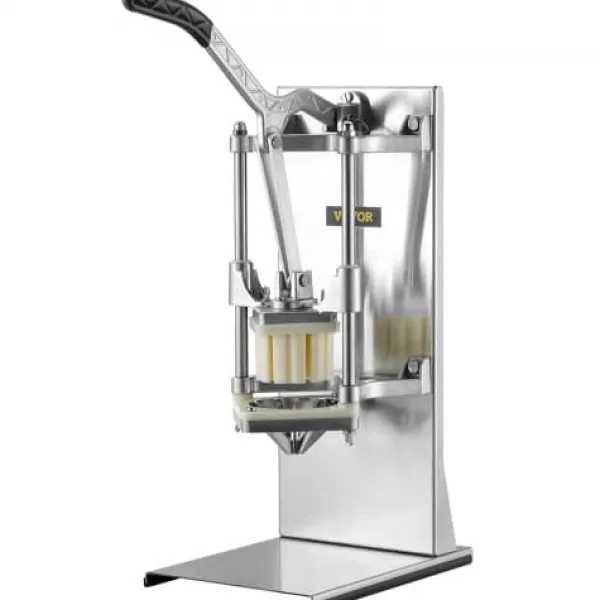 Pommes Frites Skærer, 0,64x0,95 cm, Sølv, Rustfrit Stål Outlet