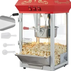 Popcorn Popper Maskine 850W, 8 Oz Bordplade Model, Rød, Kan Lave 48 Kopper Hurtig og Effektiv. Discount