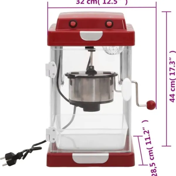 Popcornmaskiner>Popcornmaskine i biografstil 2,5 OZ - Popcornsmaskine - Popcornsmaskiner - Home & Living