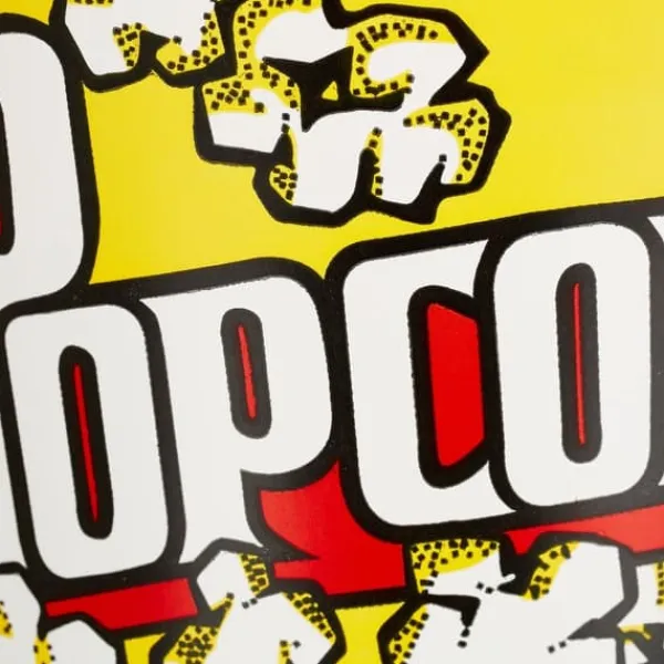 Popcornmaskiner>Popcornspand-sæt, 17,5x18 cm, gul