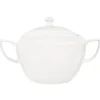 Serveringsfad & Skåle>Porcelæns suppeterrin med låg 3,5 l