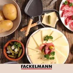 Potatisstöt med dubbel spak och 3-stiftsgaffel - FACKELMANN - För potatis Discount