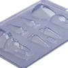 Gelatineforme>Pralinform Kanin, Morot - Chokladform - Porto Formas 110