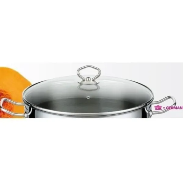 Professionel catering - GSW - JUMBO - 30 cm - 17 L - Induktion - Rustfrit stål Hot