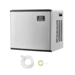 Isproducenter>Professionel Ismaskine 400 LBS/24 Timer, 300 LBS Opbevaringsbeholder, Automatisk Selvrensning