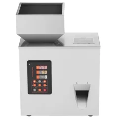 Pulverfyldemaskine, 0,002-0,44lbs/1-200g, Automatisk intelligent vægtmaskine til tefrø og korn. Ideel til pulver og bønner. Outlet