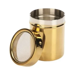 Pulverryster Rustfrit Stål Rustbestandighed Guld Finmasket Pulver Sukkerryster til Køkken Discount