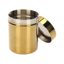Pulverryster Rustfrit Stål Rustbestandighed Guld Finmasket Pulver Sukkerryster til Køkken Discount