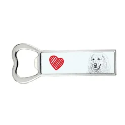 Pyrenæerne bjerghund, Store pyrenæer - flaskeåbner med en hund, personlig køleskabsåbner, unik gave til en mand fra Art-Dog New