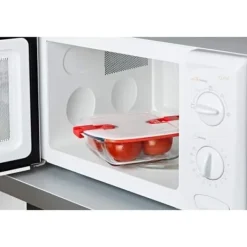 PYREX - COOK & HEAT - Fyrkantig glaslåda med lock 25 * 22 cm New