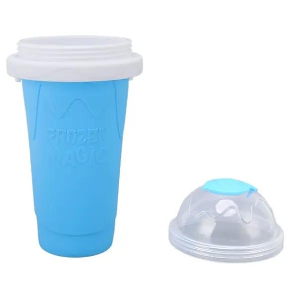 Quick Smoothies Cup Snabbfryst Smoothies Cup Hemlagad Milk Shake Glassmaskin för Family Blue Sale
