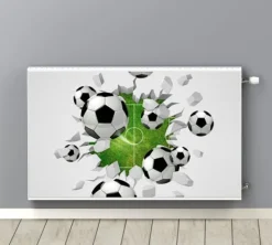 Radiatordæksel Magnetisk måtte 3D-kugler Dekoration 60x100cm Hot