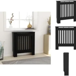Radiatorer – tilbehør - Living radiatorskjuler 78 cm MDF sort Online
