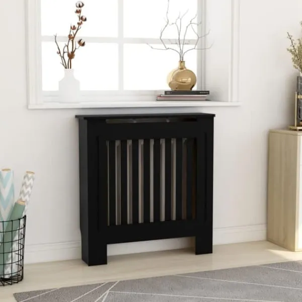 Radiatorer – tilbehør - Living radiatorskjuler 78 cm MDF sort Online