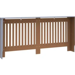 Radiatorer – tilbehør - Living radiatorskjuler 172x19x81,5 cm MDF antracitgrå Outlet