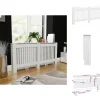 Radiatorer>Radiatorer – tilbehør - Living radiatorskjuler hvid MDF 172 cm