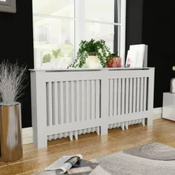 Radiatorer>Radiatorer – tilbehør - Living radiatorskjuler hvid MDF 172 cm