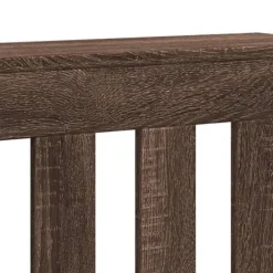 Radiatorskjuler i konstrueret træ - Moderne design | Farve: Brun egetræsfarvet | Størrelse: 175x20x82 cm Sale