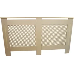 Radiatorskjuler MDF Ufarvet 151,5 cm Outlet