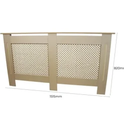 Radiatorskjuler MDF Ufarvet 151,5 cm Outlet