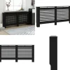 Radiatorer>Radiatorskjuler 172x19x81,5 cm MDF sort - Radiatorskjuler - Radiatorskjulere - Home & Living
