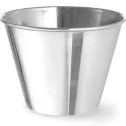 Ramekin skål, fad til saucer og dips, rustfrit stål, diameter. 100 mm 12 stk 340 ml - Hendi 400067 Clearance